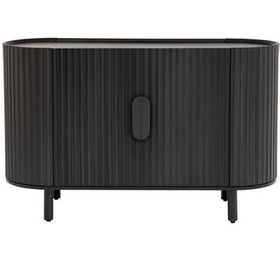 Bella Depot 47.8''W Curved Design Light Luxury Sideboard with Adjustable Shelves