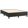 Bed Frame Black Faux leather, plywood, engineered wood Double - 4 of 4
