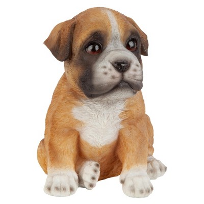 Design Toscano Boxer Puppy Partner Collectible Dog Statue - Multicolored