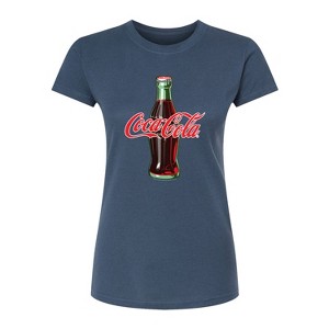 Women's - Coca-cola - Coke Bottle Logo Fitted Graphic T-Shirt - 1 of 2