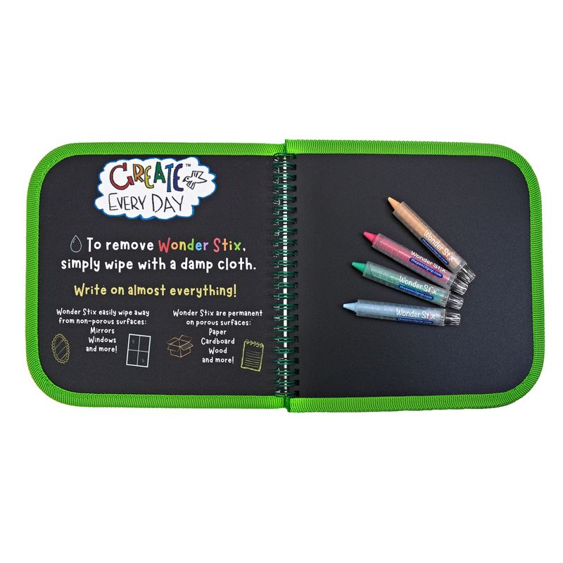 The Pencil Grip™ Daily Doodler Reusable Activity Book- Sea Life Cover, Includes 4 Wonder Stix, 5 of 7
