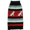 Pet Life (R) Dog Patterned Stripe Fashion Ribbed Turtle Neck Pet Sweater - 4 of 4