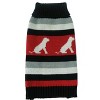 Pet Life (R) Dog Patterned Stripe Fashion Ribbed Turtle Neck Pet Sweater - image 4 of 4