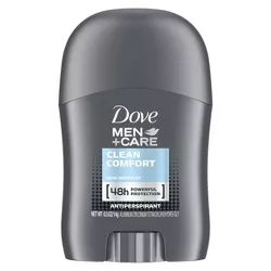 Dove Men+Care Clean Comfort 48-Hour Antiperspirant & Deodorant Stick - Trial Size - 0.5oz