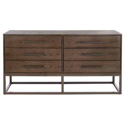 Estelle Dresser Dark Walnut - Safavieh