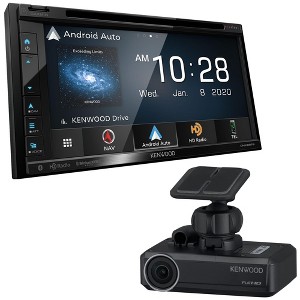 Kenwood DNX697S Navigation Receiver Compatible With Apple CarPlay & Android Auto with a Kenwood DRV-N520 Drive Recorder - 1 of 4