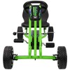 Rocket Pedal Go Kart W/ Ergonomic Adjustable Seat & Sharp Handling, Green - 2 of 4