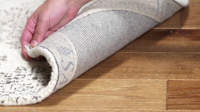 Handmade Off-White Wool Tufted Rectangular Area Rug 5x8