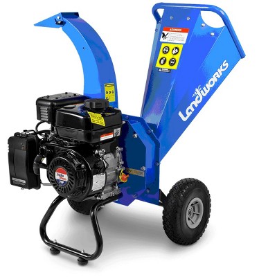 Landworks Mini Wood Chipper & Shredder - 7HP 212CC Gas Engine 3" Max Branch Diameter