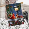 Briarwood Lane Winter House Flag 40x28 For Outdoor Winter Glow Cardinals For Winter House Flag - 4 of 4