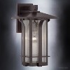 Urban Ambiance Luxury Craftsman Outdoor Wall Light,  16" x 9",  Olde Bronze Finish, UHP1153 - 3 of 4