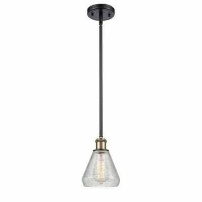 Conesus - 1 Light Mini Pendant In Industrial Style-10 Inches Tall and 6 Inches Wide