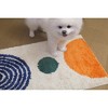 Zarkea™ 18" x 27" Modern Abstract Rug - Non-Slip Microfiber, Machine Washable for Bathroom, Pet & Indoor/Outdoor Use - 4 of 4