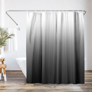 Americanflat 71x74 Ombre Pattern Shower Curtain - Water Resistant Shower Curtain - Polyester Fabric - 1 of 4