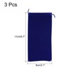 Unique Bargains Wedding Gift Microfiber Soft Drawstring Storage Bag 3 Pcs - 2 of 3
