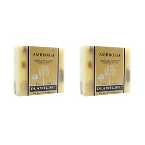 Plantlife Ambrosia Bar Soap - Moisturizing and Soothing Soap for Your Skin - Hand Crafted Using Plant-Based Ingredients - Made in California 4oz Bar - 1 of 3