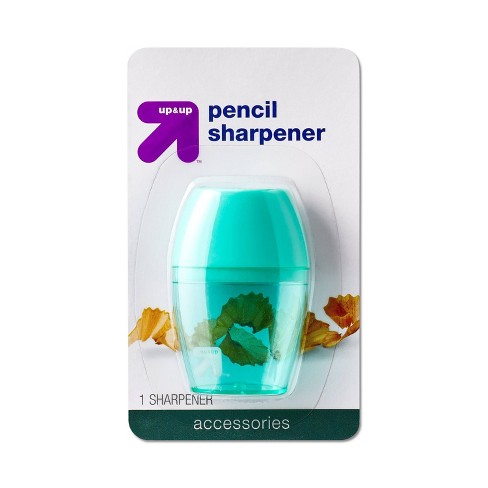 2Pcs Single Hole Pencil Sharpeners, Plastic Manual Pencil