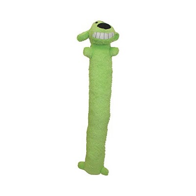 Multipet 66127 Loofa Plush Dog Toy, 24", Green