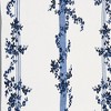 TAG Cottage Runner Blue Stripe Floral Print on White Background Cotton Machine Washable Table Runner Décor Decoration, 72" x 14.5"-in. - 3 of 3