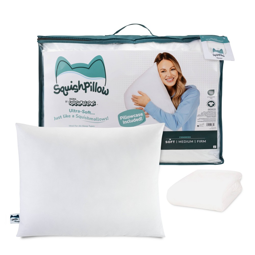 Photos - Pillow Squish by Original Squishmallows Soft Bed  and Ultra Soft case Cover