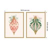 Kate & Laurel All Things Decor 2pc Sylvie Holiday Ornament Collection Framed Canvas Art Set by Jill Labieniec - 2 of 4