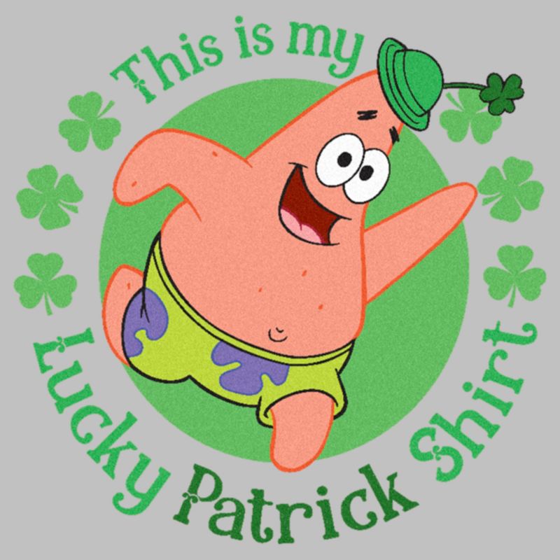 Women's SpongeBob SquarePants St. Patrick's Day This is my Lucky Patrick Shirt T-Shirt, 2 of 5