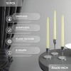 10 inch Taper Candles Set of 12 - Tall Candles Unscented - Tapered Candle Sticks - 4 of 4