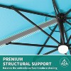 GustoWave Rotating 10Ft Patio Umbrella for Pool, Deck, Garden - 2 of 4