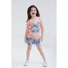 Disney Classics Princess Lilo & Stitch Winnie the Pooh Floral Girls T-Shirt and Chambray Shorts Outfit Set Little Kid to Big Kid - 2 of 4