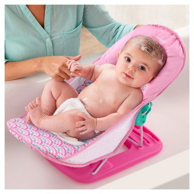 Summer Infant Deluxe Baby Bather - Pink Dots