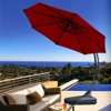 GRANDPATIO 11 Ft Aluminum Offset Patio Cantilever Umbrella with Base - 2 of 4