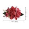 Unique Bargains Women's Reusable Simulated Flowers Hair Clip Comb 1 Pc - 2 of 4