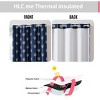 HLC.ME Arrow Printed Privacy Energy Efficient Room Darkening Grommet Window Curtain Drape Panels, Set of 2 - 4 of 4