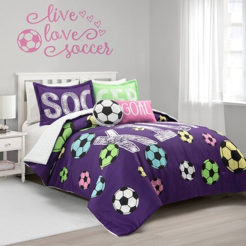 Queen size comforter set for hot sale little girl