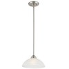 Livex Lighting Somerset 1 - Light Pendant in  Brushed Nickel - 3 of 4