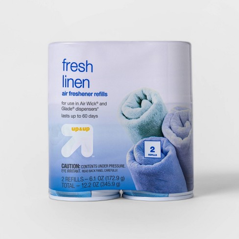 Automatic Spray Air Freshener Refill - Fresh Linen - 12.2oz/2pk - Up & Up™  : Target