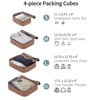 Kumasinova 1/2/4 Pcs Hardshell ABS Luggage Set,Lightweight Extandable Checked Suitcases,Airline-Approved Spinner Suitcase with TSA Lock - 3 of 4