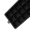 Unique Bargains 15-Cavity Small Square Ice Tray with Lid Hand Wash Only Silicone 7.87"x4.72"x1.30" 1 Pc - 3 of 3