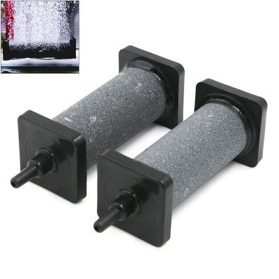 Unique Bargains Air Stone Bubble Aerator Pump for Aquarium Fish Tank 2 Pcs