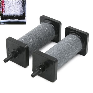 Unique Bargains Air Stone Bubble Aerator Pump for Aquarium Fish Tank 2 Pcs - 1 of 3