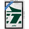 Trends International NFL New York Jets - Logo 25 Framed Wall Poster Prints - 3 of 4