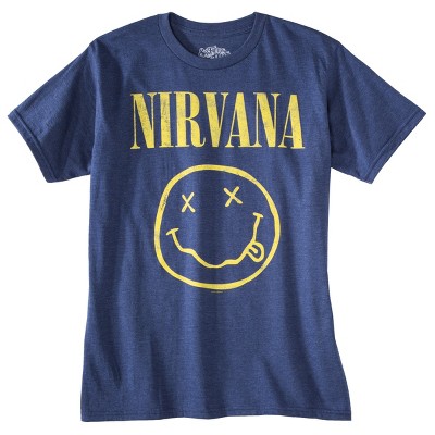 Men's Nirvana Short Sleeve Graphic T-Shirt - Denim Heather M