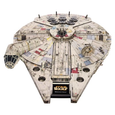 Star Wars Millennium Falcon 4D Build 3D Model Kit