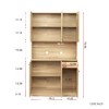Lyngins Rustic 6-Door Storage Cabinet with 1 Drawer&1 Open Shelf, 70.87" Tall Wardrobe & Kitchen Cabinet, Kitchen Pantry Cabinet/Tall Cabinet - 3 of 4