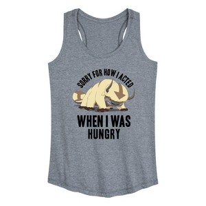 Women's - Avatar: The Last Airbender - Appa Hungry Graphic Racerback Tank - 1 of 4