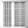 Avenie Boho Arrows Black 96" x 50" Single Panel Sheer Window Curtain - Society6 - 2 of 4