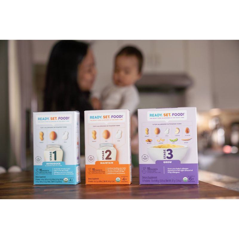Ready, Set, Food! Early Allergen Introduction Mixins Baby Meals - Stage 2 - 1.2oz, 5 of 16