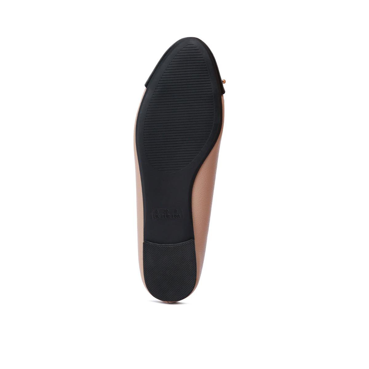 Обувь London Rag Womens Minato Two Tone Ballet Flats 9 — фото 5