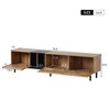 ORRD Modern TV Stand for 80'' TV, Media Console with 3 Doors, Large Storage Cabinet for Living Room or Bedroom - 4 of 4
