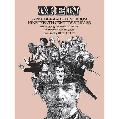 Men - (Dover Pictorial Archives) by  Jim Harter (Paperback)